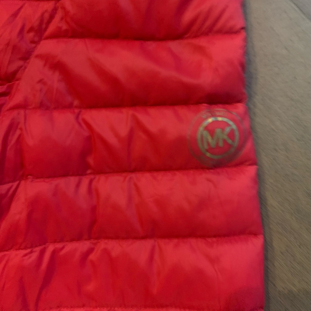 Michael Kors Red Packable Down Shell Puffer Jacket - image 5
